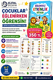 4-7 yaş arası etkinlik kitabı