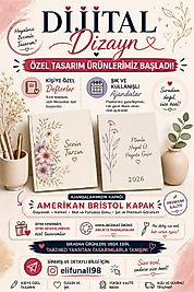 KİŞİYE ÖZEL TASARLANAN NOT DEFTERİ  /AJANDA