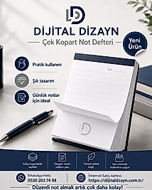 Çek kopart not defteri